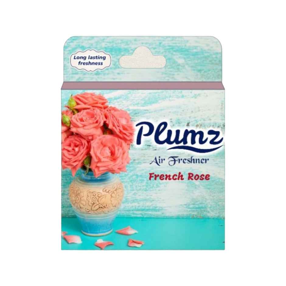 Plumz French Rose Bathroom Air Freshener Blocks Combo