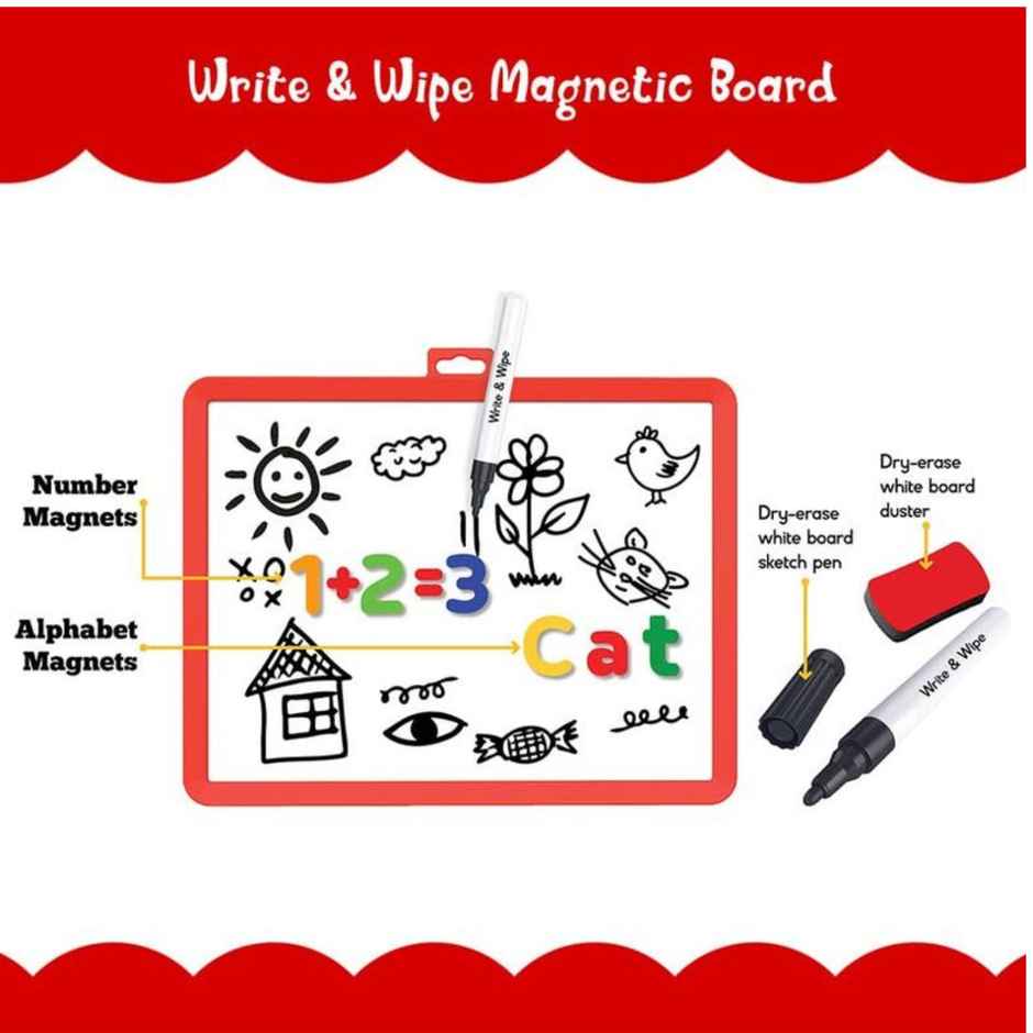 Wembley Fun With 3 In 1 Magnetic Alphabets For Kids Learning Brain Game Activity Toys For 5 Years