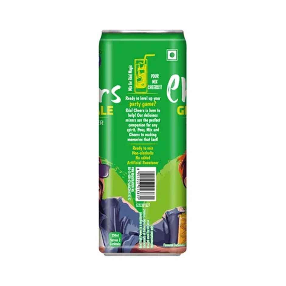 Real Cheers Ginger Ale | Cocktail Mixer | Ready & Convenient