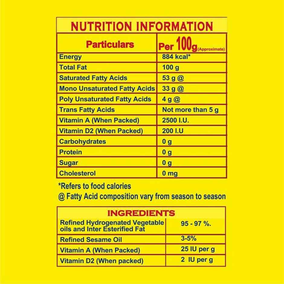 Gold Winner Vanaspathi Oil | Pouch