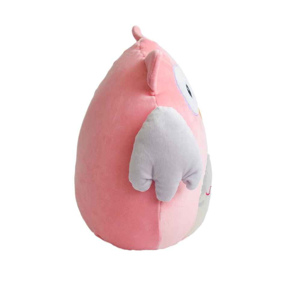 Mirada Cute Pink & Golden Supersoft Owl Soft Toy For Girls/Kids