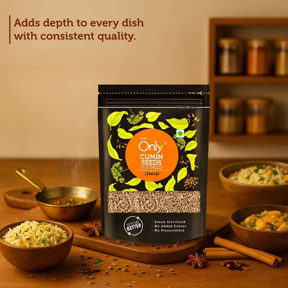 On1y Whole Cumin Seeds, Sabut Jeera Spices