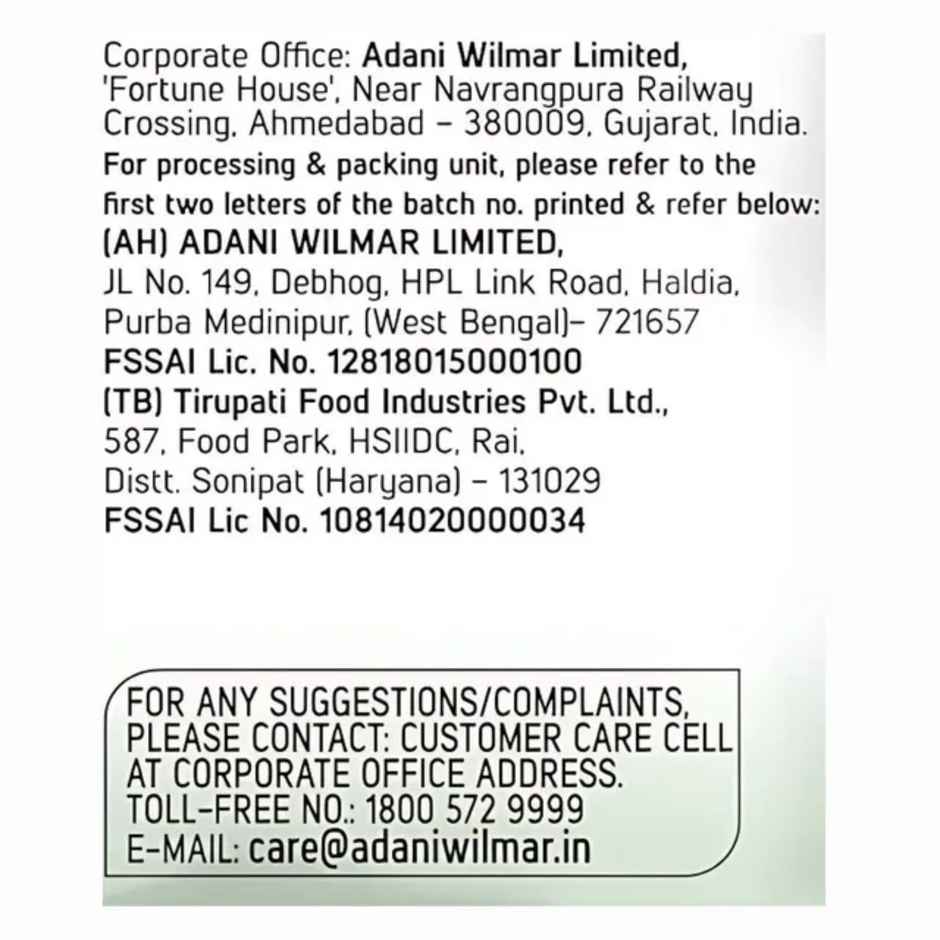 Fortune Unpolished Kala Chana Whole