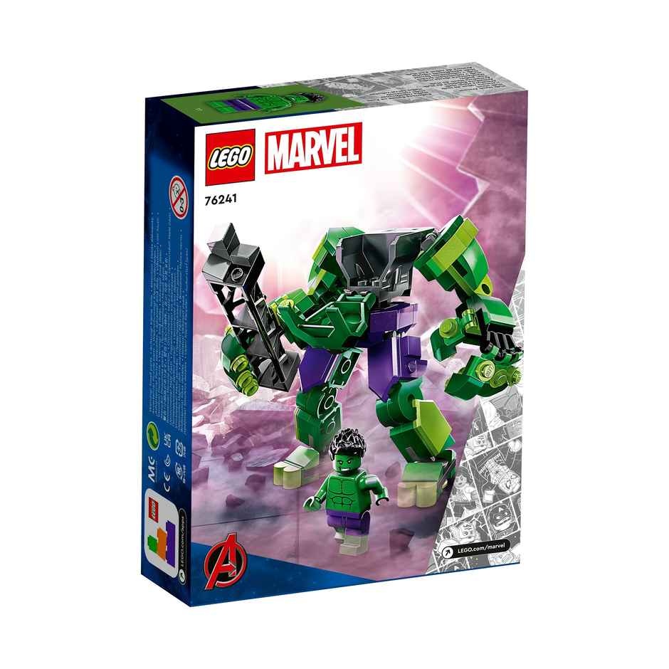 Lego Marvel Hulk Mech Armor Building Toy Set