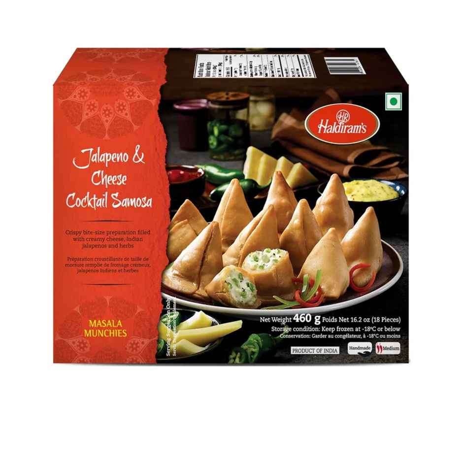 Haldiram's Jalapeno And Cheese Cocktail Samosa