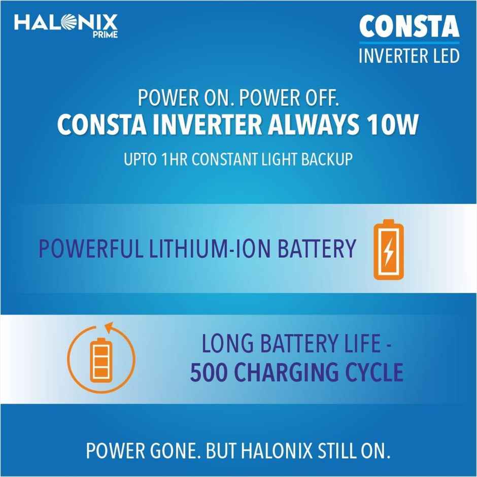 Halonix 20W B22 Rechargeable Emergency Light Inverter Led Bulb