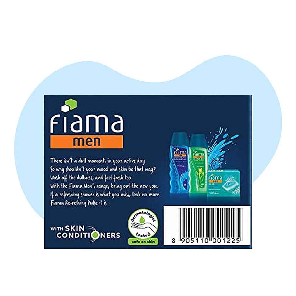 Fiama Men Refreshing Pulse Gel Bar With Sea Minerals With Skin Conditioner Soap