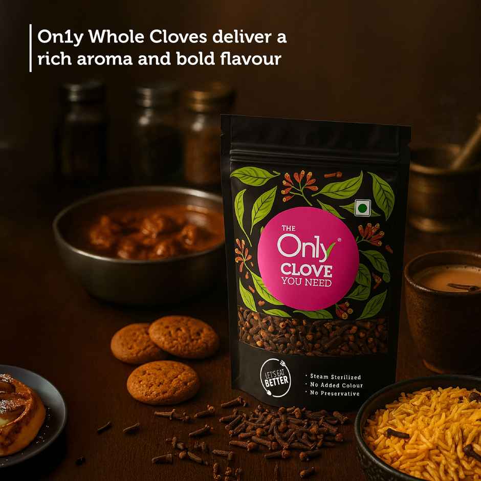 On1Y Clove Whole. Laung-Lavang Sabut Khade Masale