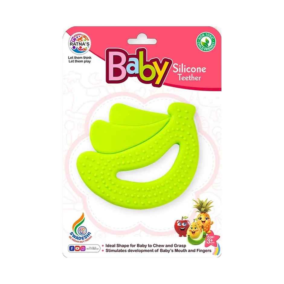 Ratna's Baby Silicon Teether | Assorted