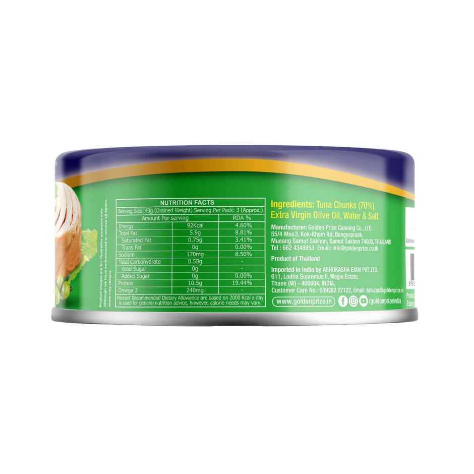 Golden Prize Tuna Chunks In Olive Oil