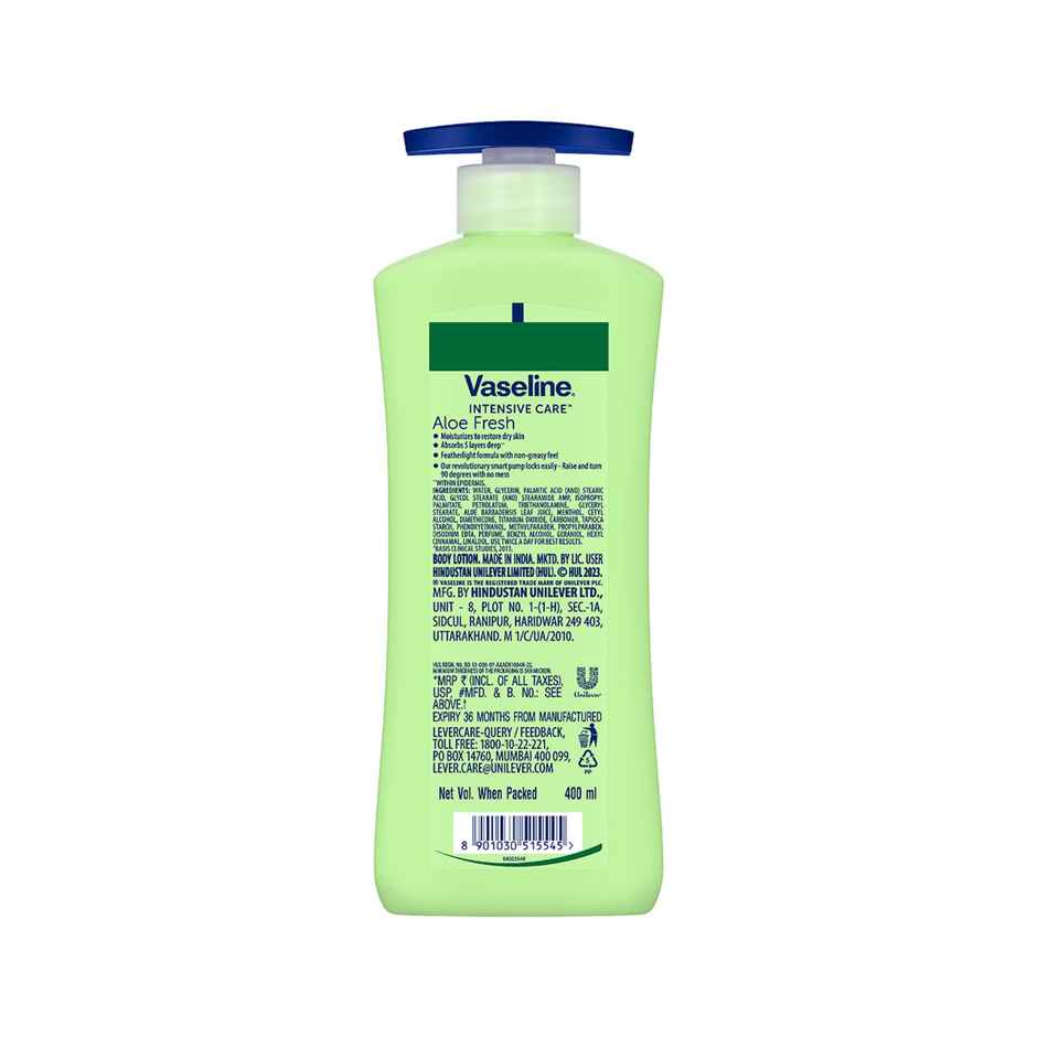 Vaseline Intensive Care Aloe Fresh Body Lotion