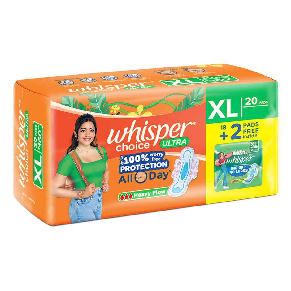 Whisper Choice Ultra XL Sanitary Pads