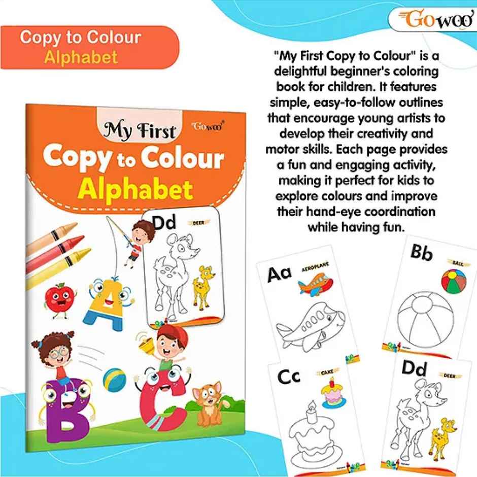 My First Copy to Colour-children Creative Colouring Book -Colouring Fun for Kids Combo of 10 Books