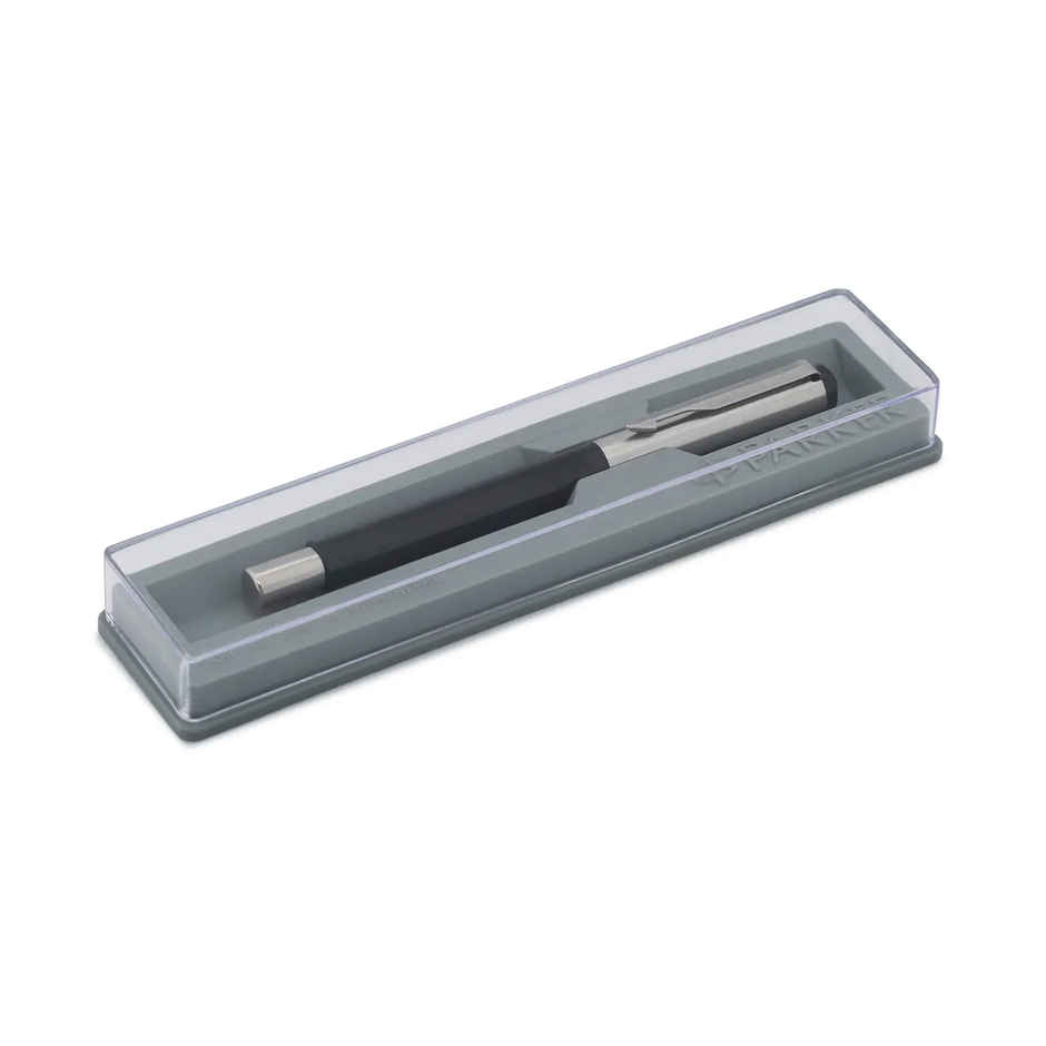 Parker Vector Metallix Fountain Pen | Fine Nib | Black Body | Gift Set