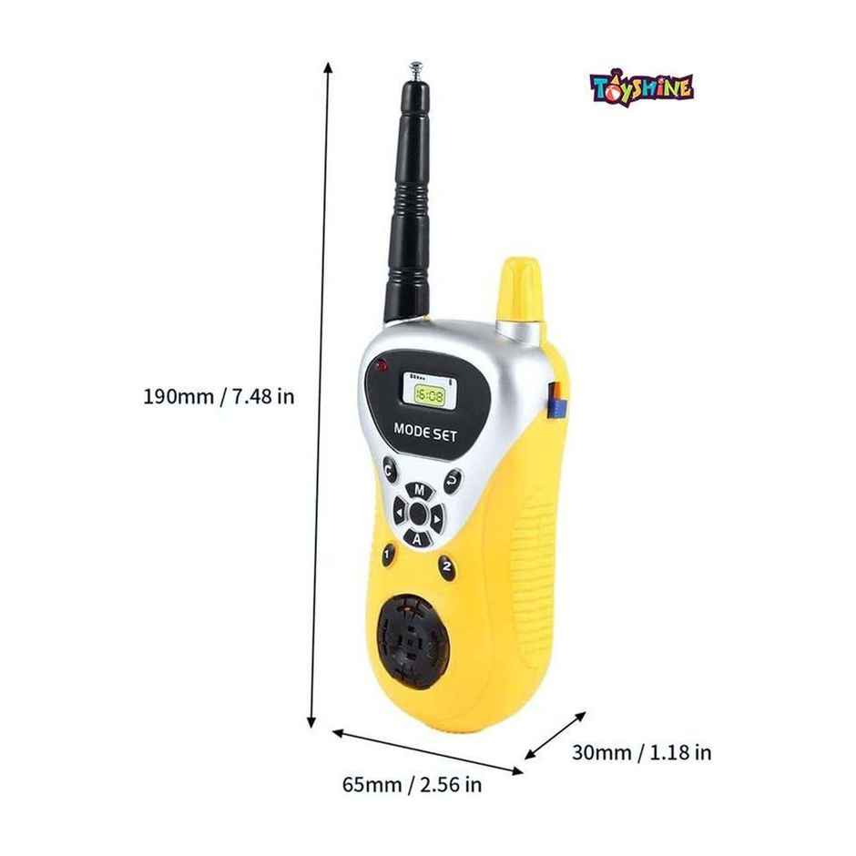 Toyshine Walkie Talkie Musical Toy (Yellow, 3+ Years)(Pack)