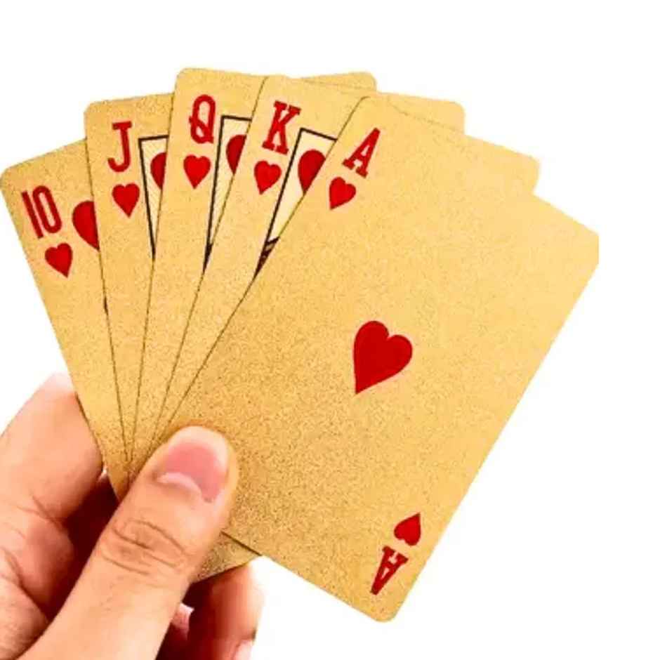 Se7en Gold Plated Poker Playing Cards