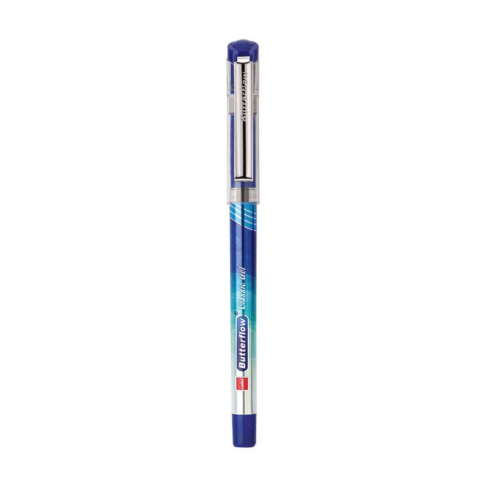 Cello Butterflow Classic Gel pen Blister (2 Blue + 1 Black )