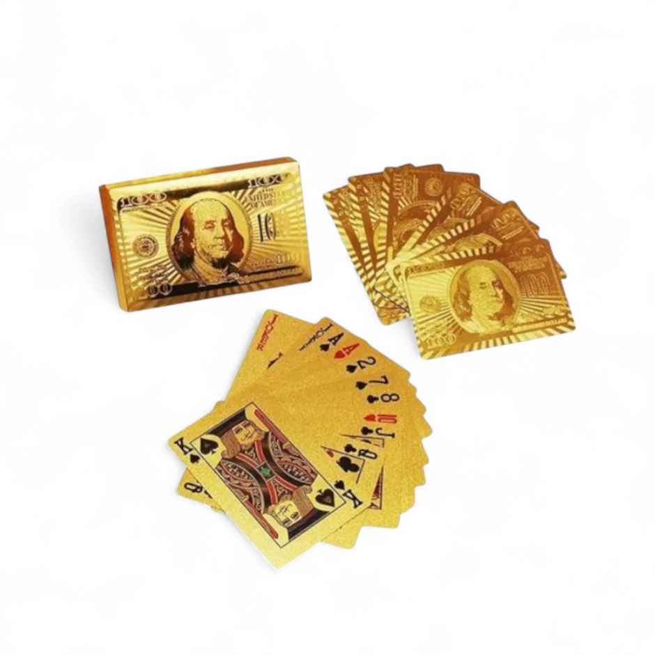 Se7en Gold Plated Poker Playing Cards