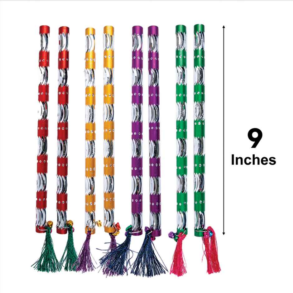 Aluminium Dandiya Sticks | 9 Inches | House Of Festivals