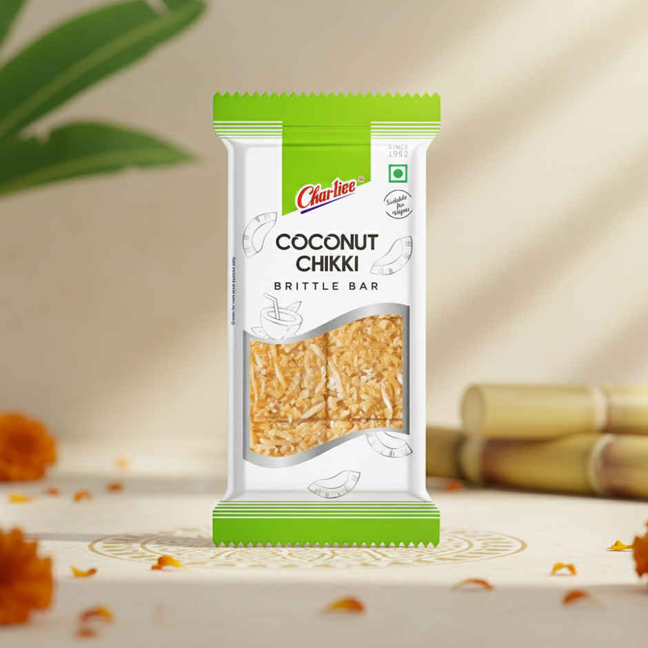 Charliee Coconut Chikki | Sweet & Crunchy