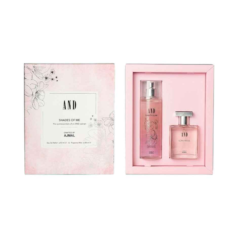 Snickers Best Of Our Minis Chocolate Gift Tin | Gifting Treat | Snickers (133g) & And By Ajmal Love Muse Eau De Perfume & Dainty Glam Body Mist For Women | Gifting Essential (250ml) Combo  