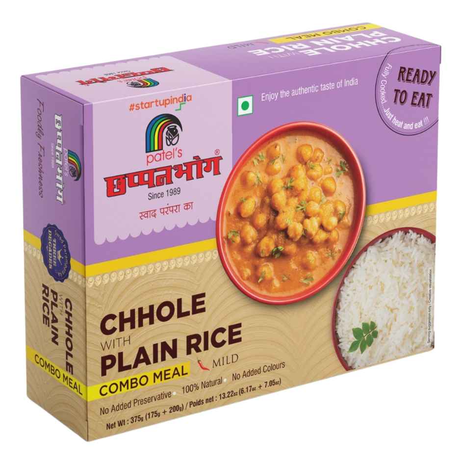 Chhapanbhog Chhole with Plain Rice | Savoury & Ready-to-Eat