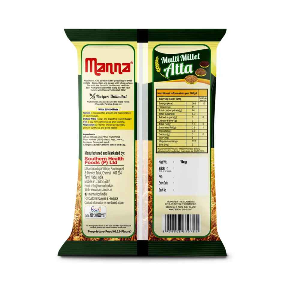 Manna Multimillet Atta