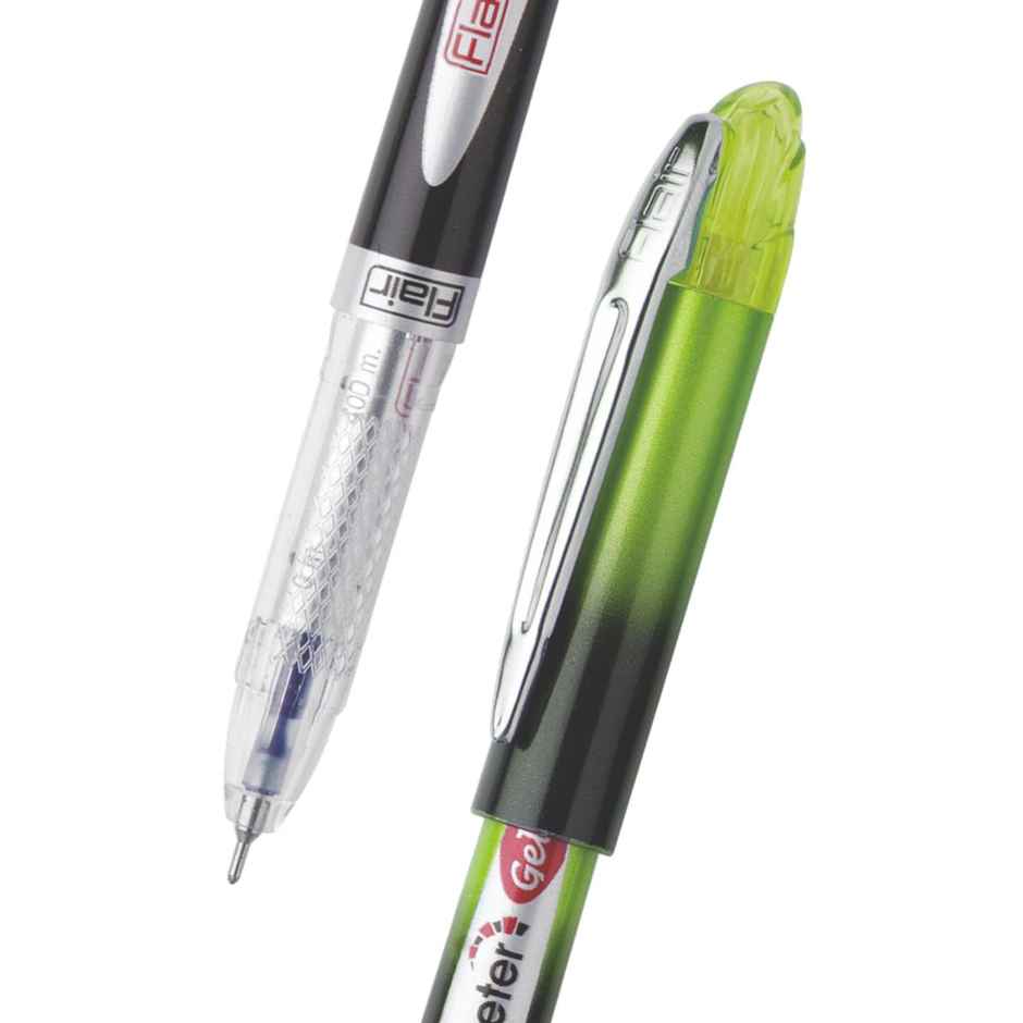 Flair Writometer Gel Pen Blue Pack Of 3