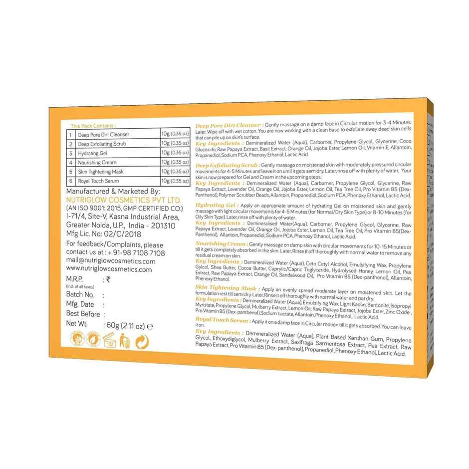 NutriGlow Papaya Fruit Facial Kit For Men