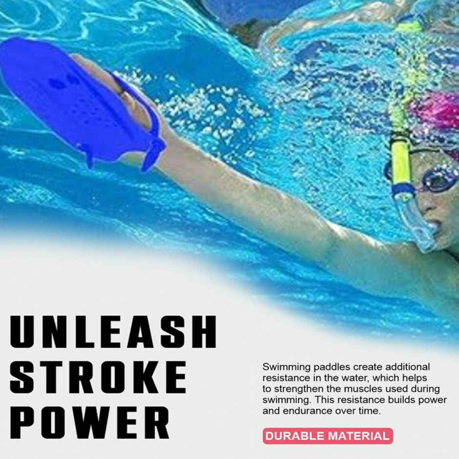 Viva Hp-20 Hand Paddle For Swimming | Blue | Large