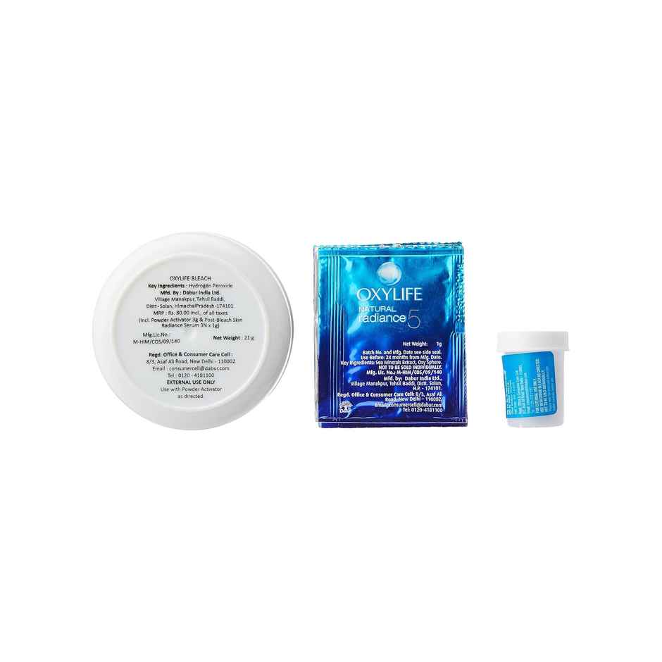 Oxylife Natural Radiance 5 Creme Bleach - With Active Oxygen