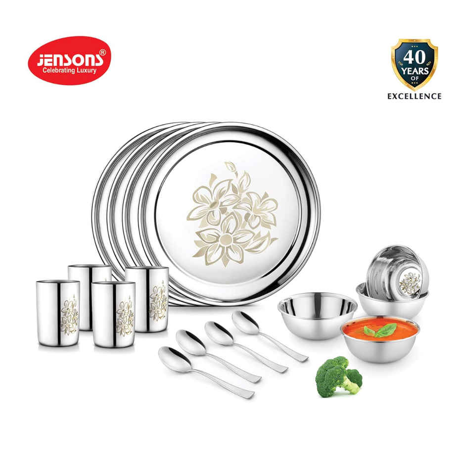Jensons 16 Pcs Dinner Set Plain