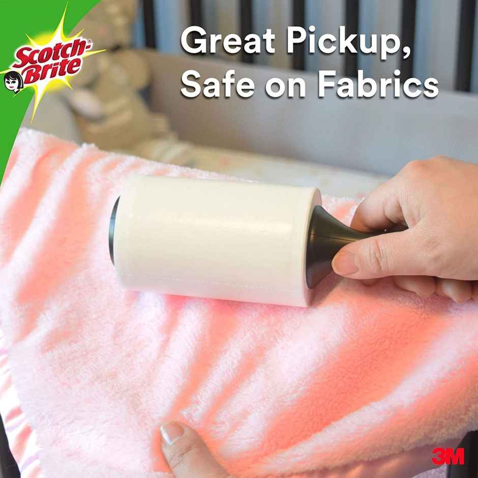 Scotch-Brite Lint Roller - With 30 Sheets for pets, clothes and Furniture