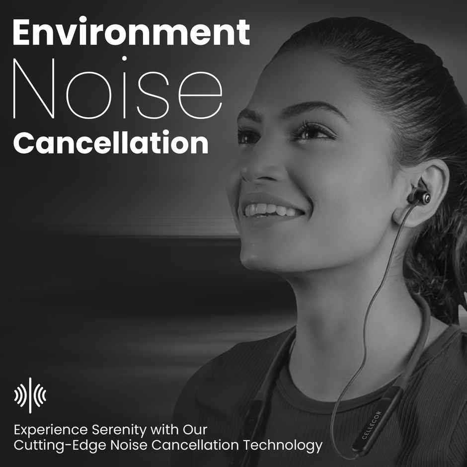 Cellecor BT-3 Wireless Waterproof Neckband with 25 hrs Playtime Headphone Bluetooth | Grey