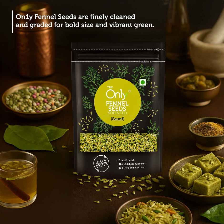 On1y Fennel Seeds ( Saunf )