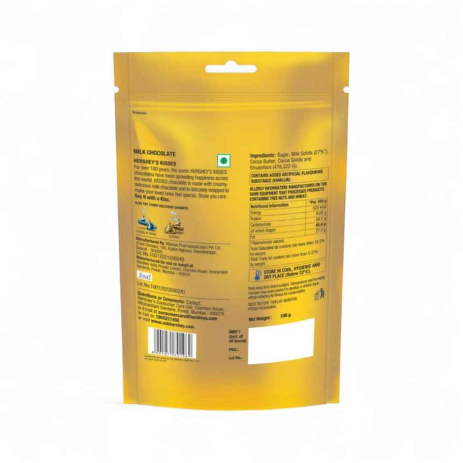 Jacob'S Creek Imported Red Grape Non-Alcoholic Still Wine (750ml) & Hershey'S Kisses Milk | Chocolate Share Bag (108g) Combo