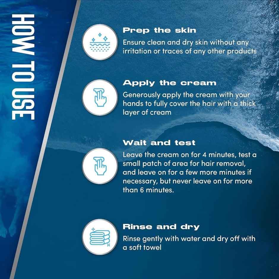 Bold Care Intimate Hair Removal Cream for Men Suitable For All Skin Types