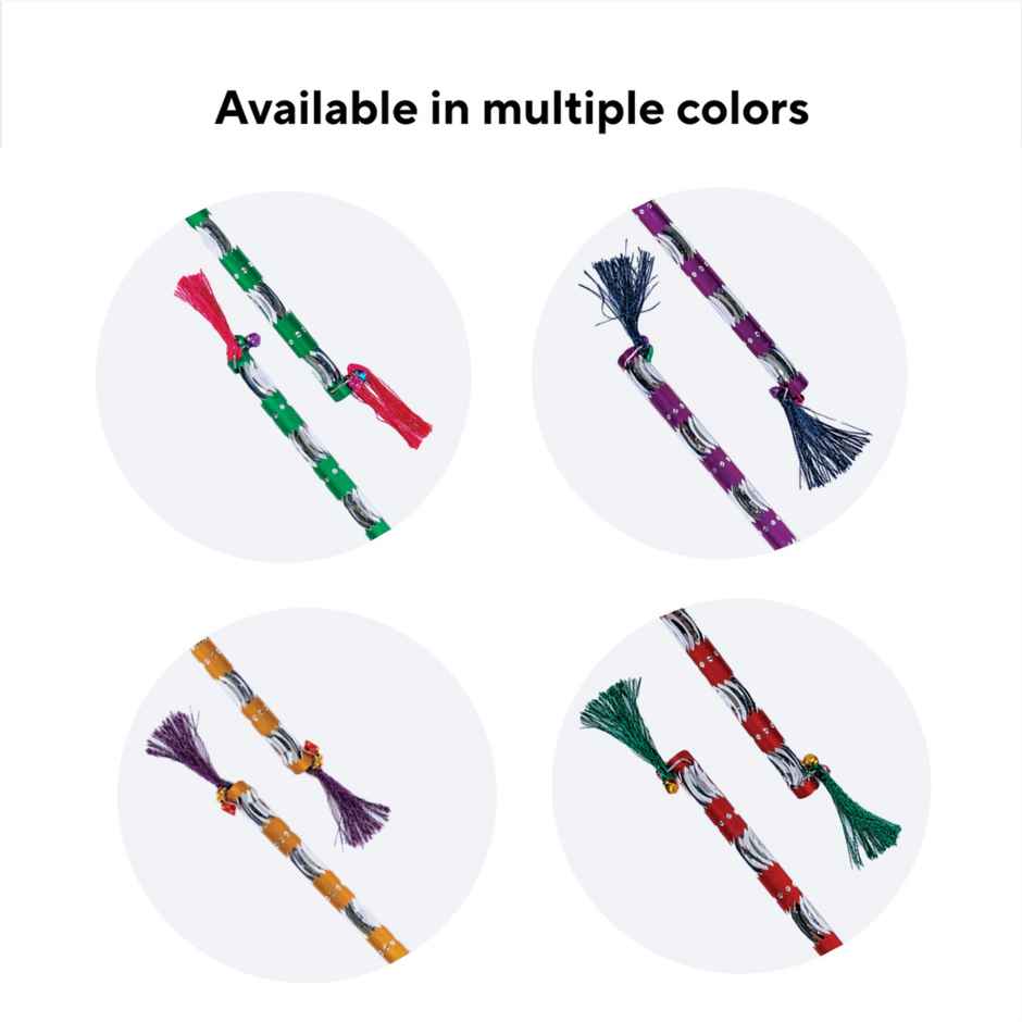 Aluminium Dandiya Sticks | 9 Inches | House Of Festivals