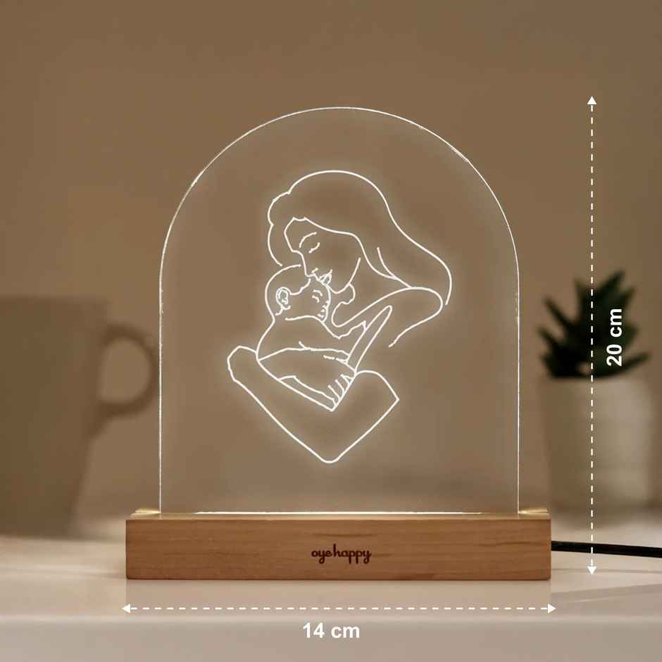 Oye Happy Mom Led Lamp