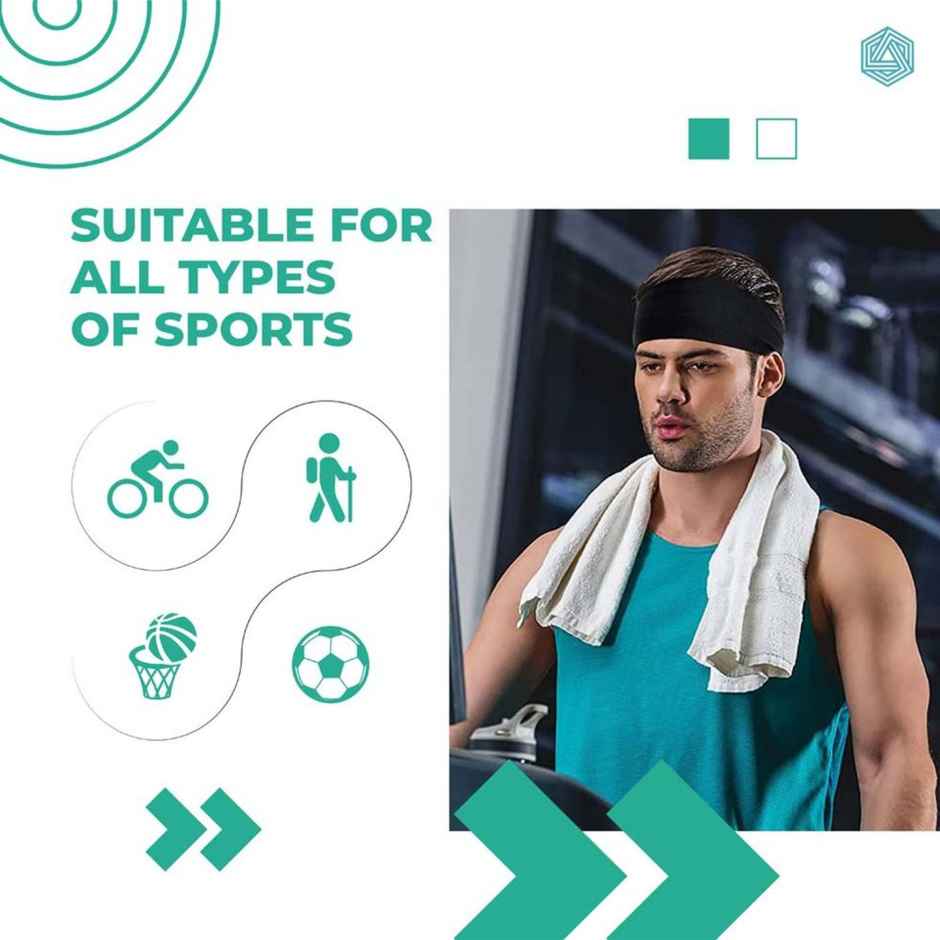 Boldfit Strapless Sports Headband | Versatile Gear for All Sports