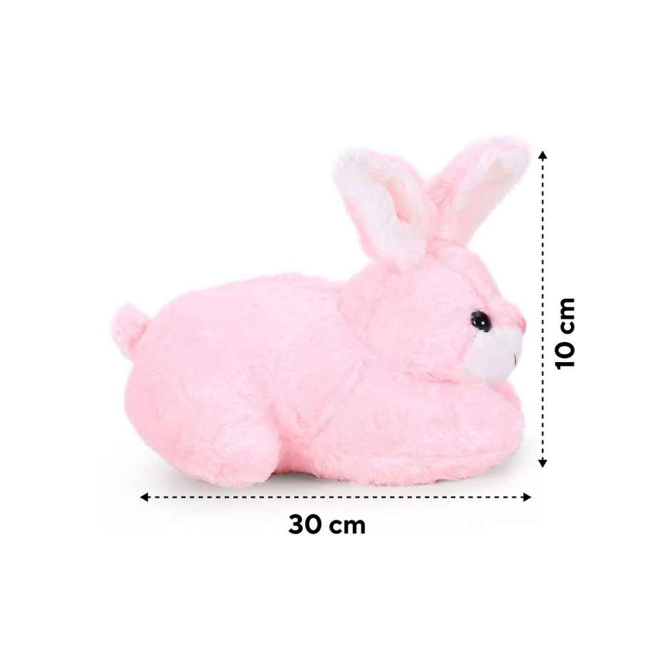 Babique Rabbit Plush Cute Rabbit Soft Toys | Animal Home Decor Baby/Boys/Girls | Pink | 26 cm