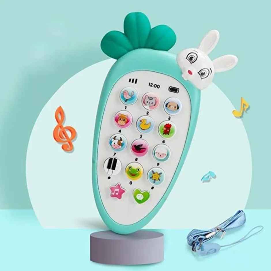 Fablue Cell Phone Musical Toy | Animal Sounds And Number Learning For Kids And Toddlers | Green