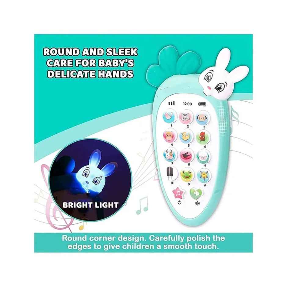 Fablue Cell Phone Musical Toy | Animal Sounds And Number Learning For Kids And Toddlers | Green