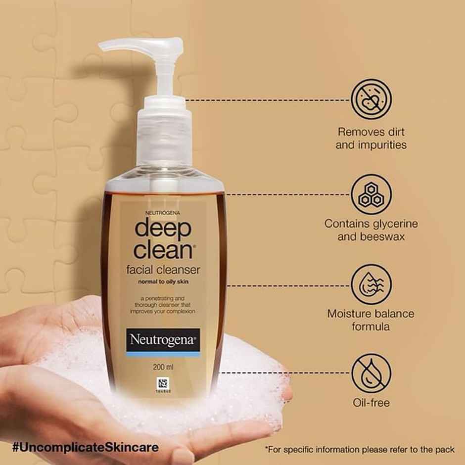 Neutrogena Deep Clean Facial Cleanser