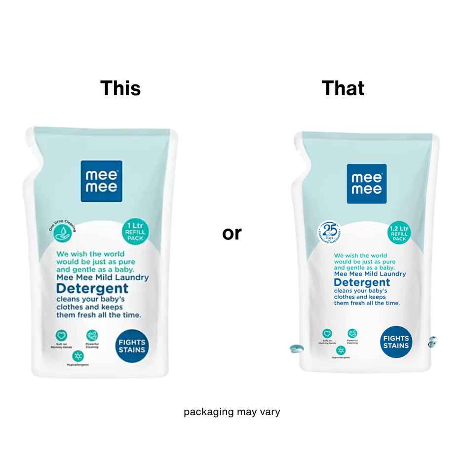 Mee Mee Mild Baby Liquid Laundry Detergent - One Drop Cleaning