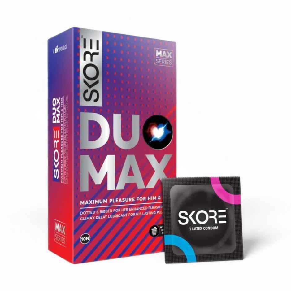 Skore Duo Max Condoms | Personal Care Product