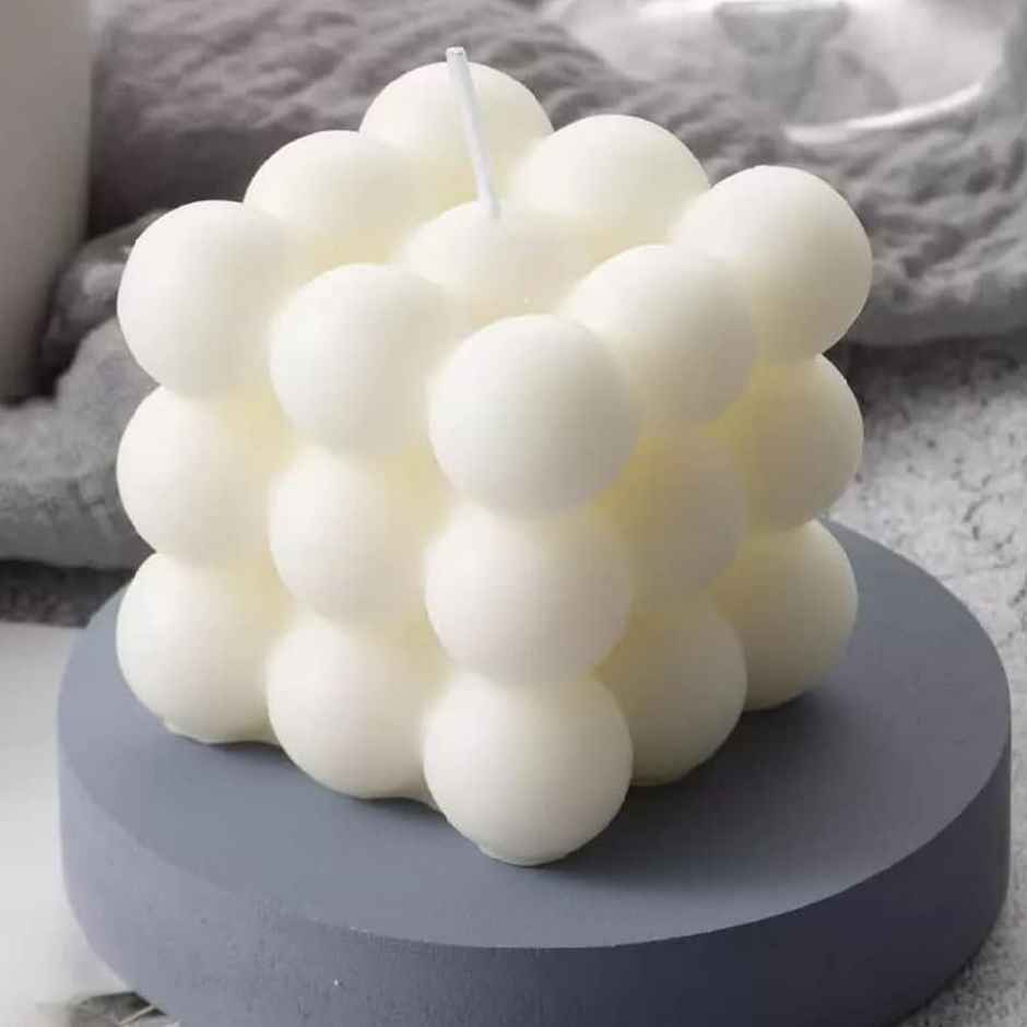 Scented Bubble Candle | Vannila | Samsidhi