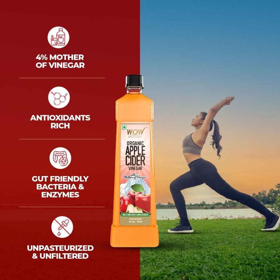WOW Life Science Organic Apple Cider Vinegar