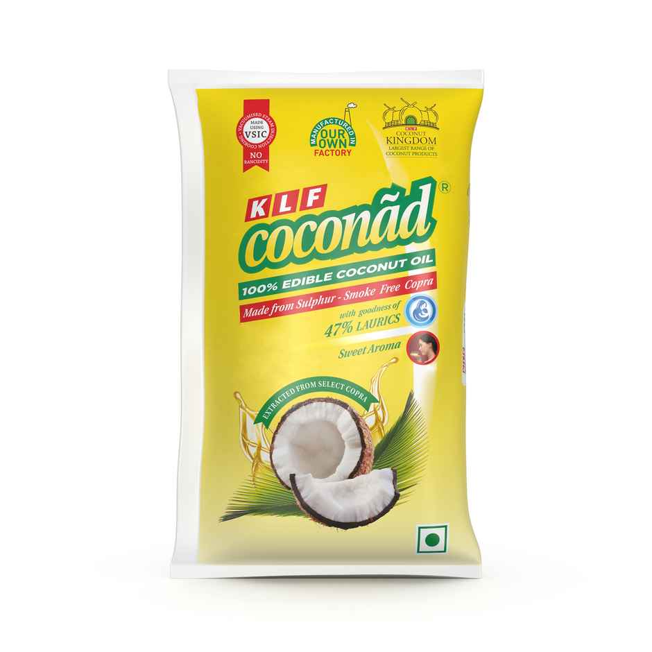 KLF Coconad Pure Coconut Cooking Oil | Pouch