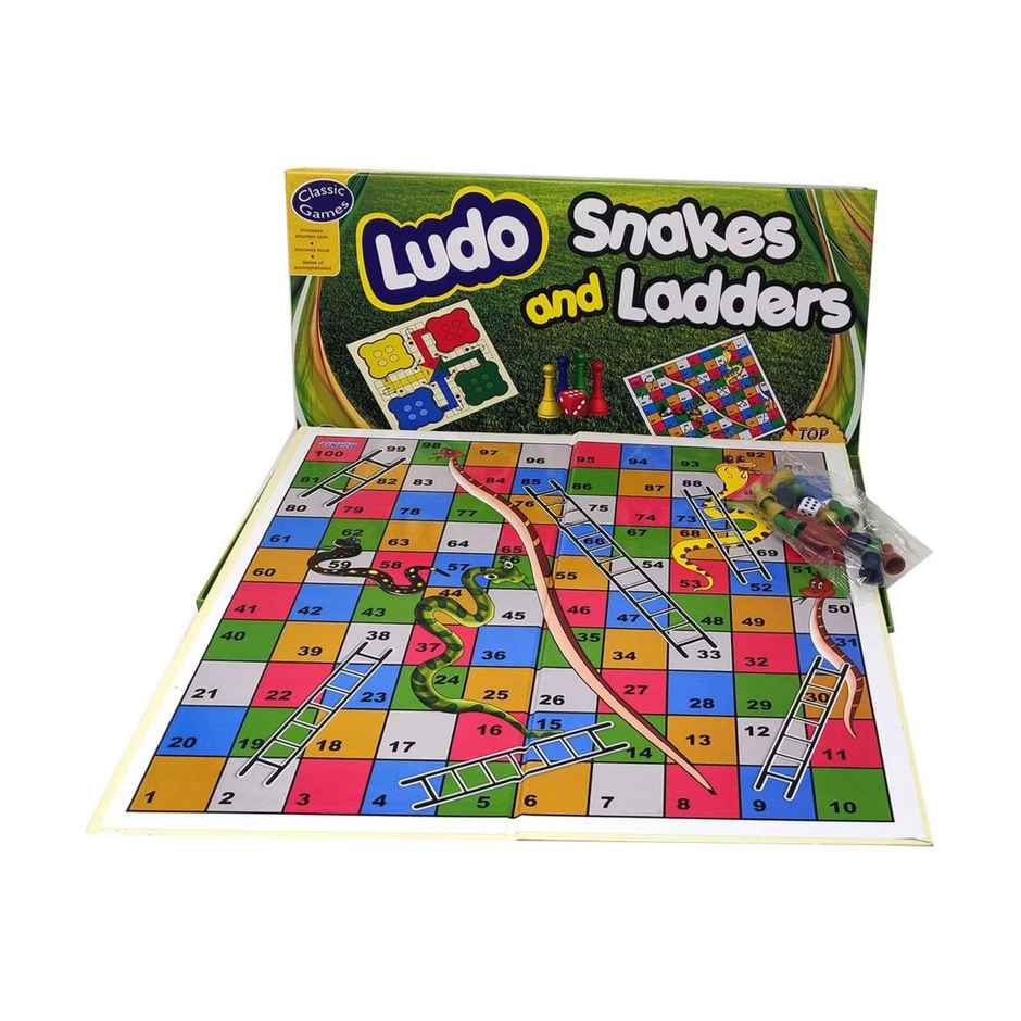 Sterling Board Game - 2 in 1 Ludo , Snake & Ladder